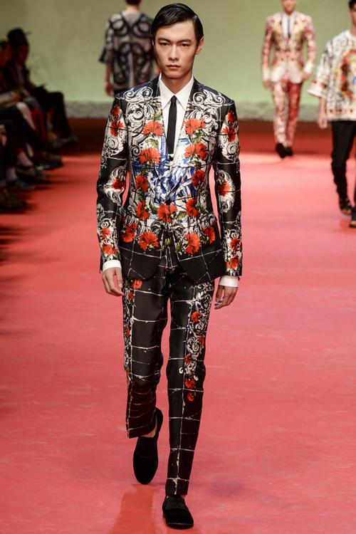 D&G2015春夏男裝 又揭中國鮮肉男模新面孔