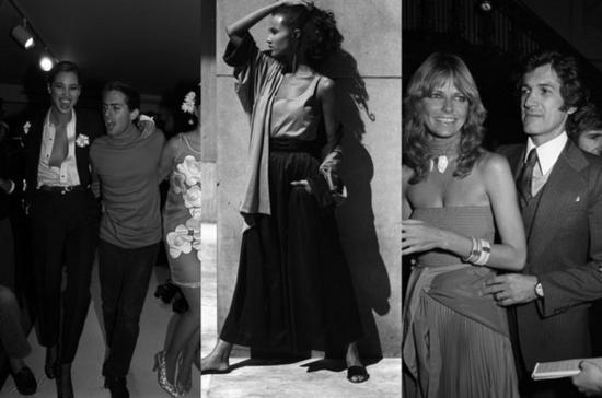 圖中從左至右：Christy Turlington、Iman和Cheryl Tiegs