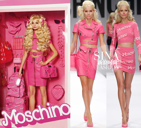 Moschino:真人芭比