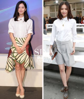 時(shí)尚女星or 你最愛的白襯衫女神是誰？