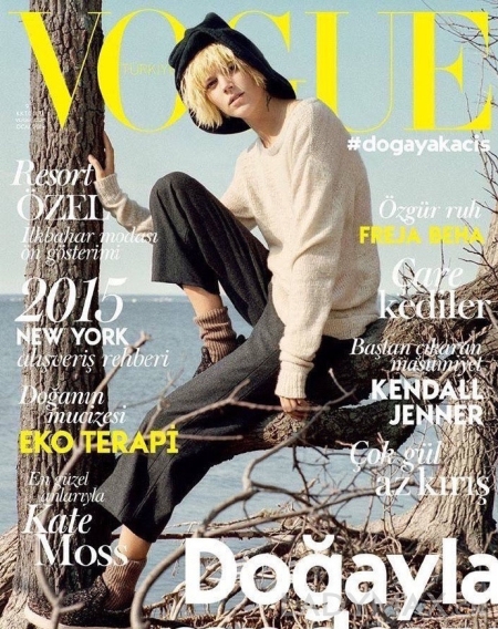 Freja Beha Erichsen登VOGUE土耳其版開年封面