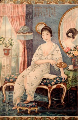 老上海風(fēng)靡一時(shí)的美女營銷海報(bào)