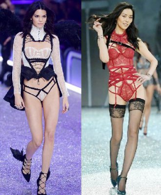 伊蓮娜金小妹維密秀內(nèi)衣 斗艷中國超模劉雯