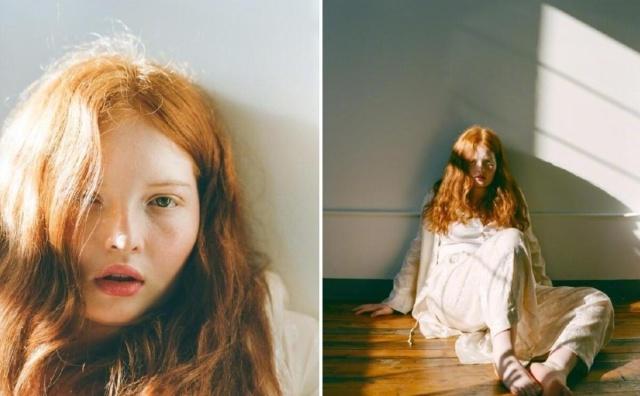 原來好看跟胖瘦無關(guān)！18歲紅長發(fā)雀斑臉少女，憑豐腴當上了模特？